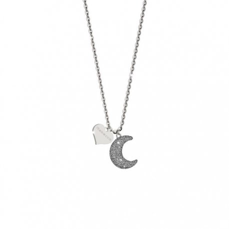 enjoylifecreative Collana con ciondolo sole e luna per donna, ragazza, ragazza, collana con luna in argento sterling placcato oro, regalo di gioielli per il sole (oro